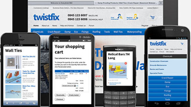 Brickweb Mobile Websites – Twistfix Move into M-Commerce